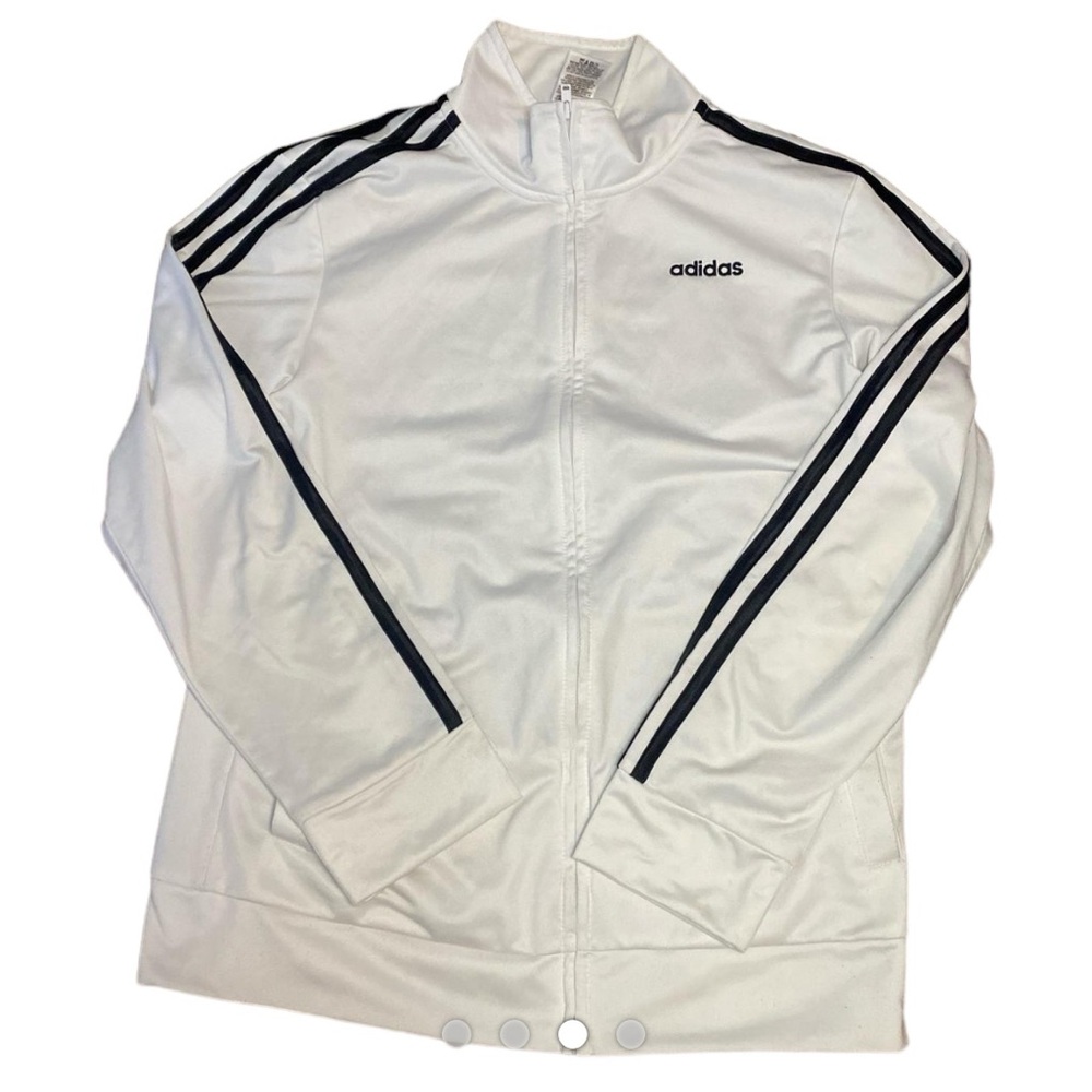 Adidas ICONIC TRICOT JACKET, NEW. Full zip with stand-up collar. Size L